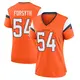 Game Orange Women's Alex Forsyth Denver Broncos Jersey