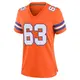 Game Orange Women's Alex Palczewski Denver Broncos Alternate Mile High Collection 1977 Throwback Jersey