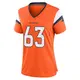 Game Orange Women's Alex Palczewski Denver Broncos Jersey