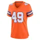 Game Orange Women's Alex Singleton Denver Broncos Alternate Mile High Collection 1977 Throwback Jersey