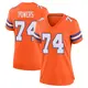 Game Orange Women's Ben Powers Denver Broncos Alternate Mile High Collection 1977 Throwback Jersey