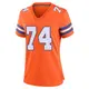 Game Orange Women's Ben Powers Denver Broncos Alternate Mile High Collection 1977 Throwback Jersey