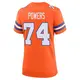 Game Orange Women's Ben Powers Denver Broncos Alternate Mile High Collection 1977 Throwback Jersey