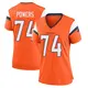 Game Orange Women's Ben Powers Denver Broncos Jersey