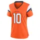 Game Orange Women's Bo Nix Denver Broncos Jersey