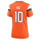 Game Orange Women's Bo Nix Denver Broncos Jersey