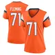 Game Orange Women's Cam Fleming Denver Broncos Jersey