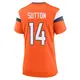 Game Orange Women's Courtland Sutton Denver Broncos Jersey