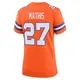 Game Orange Women's Damarri Mathis Denver Broncos Alternate Mile High Collection 1977 Throwback Jersey