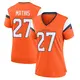 Game Orange Women's Damarri Mathis Denver Broncos Jersey