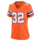 Game Orange Women's Delarrin Turner-Yell Denver Broncos Alternate Mile High Collection 1977 Throwback Jersey