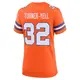 Game Orange Women's Delarrin Turner-Yell Denver Broncos Alternate Mile High Collection 1977 Throwback Jersey