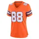 Game Orange Women's Demaryius Thomas Denver Broncos Alternate Mile High Collection 1977 Throwback Jersey