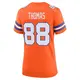 Game Orange Women's Demaryius Thomas Denver Broncos Alternate Mile High Collection 1977 Throwback Jersey