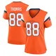 Game Orange Women's Demaryius Thomas Denver Broncos Jersey