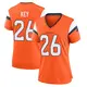 Game Orange Women's Devon Key Denver Broncos Jersey