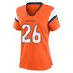 Game Orange Women's Devon Key Denver Broncos Jersey