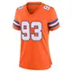 Game Orange Women's D.J. Jones Denver Broncos Alternate Mile High Collection 1977 Throwback Jersey