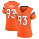 Game Orange Women's D.J. Jones Denver Broncos Jersey