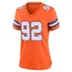 Game Orange Women's Dondrea Tillman Denver Broncos Alternate Mile High Collection 1977 Throwback Jersey