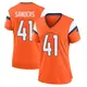 Game Orange Women's Drew Sanders Denver Broncos Jersey