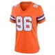 Game Orange Women's Eyioma Uwazurike Denver Broncos Alternate Mile High Collection 1977 Throwback Jersey