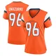 Game Orange Women's Eyioma Uwazurike Denver Broncos Jersey