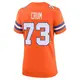 Game Orange Women's Frank Crum Denver Broncos Alternate Mile High Collection 1977 Throwback Jersey