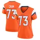 Game Orange Women's Frank Crum Denver Broncos Jersey