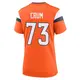 Game Orange Women's Frank Crum Denver Broncos Jersey