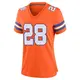 Game Orange Women's Jamaal Charles Denver Broncos Alternate Mile High Collection 1977 Throwback Jersey