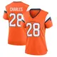 Game Orange Women's Jamaal Charles Denver Broncos Jersey