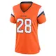 Game Orange Women's Jamaal Charles Denver Broncos Jersey