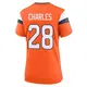 Game Orange Women's Jamaal Charles Denver Broncos Jersey