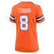 Game Orange Women's Jarrett Stidham Denver Broncos Alternate Mile High Collection 1977 Throwback Jersey