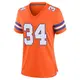 Game Orange Women's JL Skinner Denver Broncos Alternate Mile High Collection 1977 Throwback Jersey