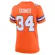 Game Orange Women's JL Skinner Denver Broncos Alternate Mile High Collection 1977 Throwback Jersey