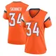 Game Orange Women's JL Skinner Denver Broncos Jersey