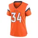 Game Orange Women's JL Skinner Denver Broncos Jersey