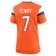 Game Orange Women's John Elway Denver Broncos Jersey