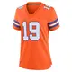 Game Orange Women's Jordan Leslie Denver Broncos Alternate Mile High Collection 1977 Throwback Jersey