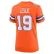 Game Orange Women's Jordan Leslie Denver Broncos Alternate Mile High Collection 1977 Throwback Jersey