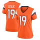 Game Orange Women's Jordan Leslie Denver Broncos Jersey