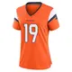 Game Orange Women's Jordan Leslie Denver Broncos Jersey