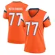 Game Orange Women's Karl Mecklenburg Denver Broncos Jersey