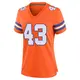 Game Orange Women's Keidron Smith Denver Broncos Alternate Mile High Collection 1977 Throwback Jersey