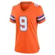 Game Orange Women's Kendall Hinton Denver Broncos Alternate Mile High Collection 1977 Throwback Jersey