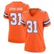 Game Orange Women's Kris Abrams-Draine Denver Broncos Alternate Mile High Collection 1977 Throwback Jersey