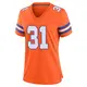 Game Orange Women's Kris Abrams-Draine Denver Broncos Alternate Mile High Collection 1977 Throwback Jersey