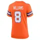 Game Orange Women's K'Waun Williams Denver Broncos Alternate Mile High Collection 1977 Throwback Jersey